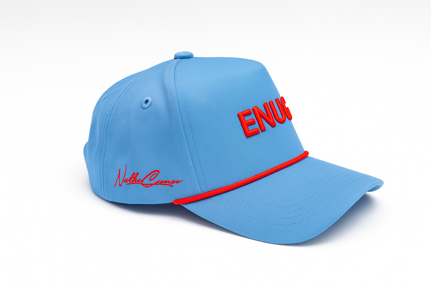 ENUGU HAT (LIGHT BLUE / RED)