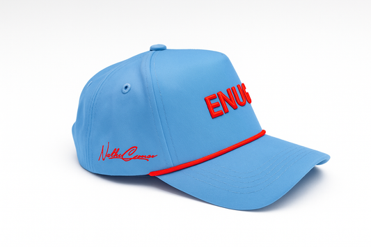 ENUGU HAT (LIGHT BLUE / RED)