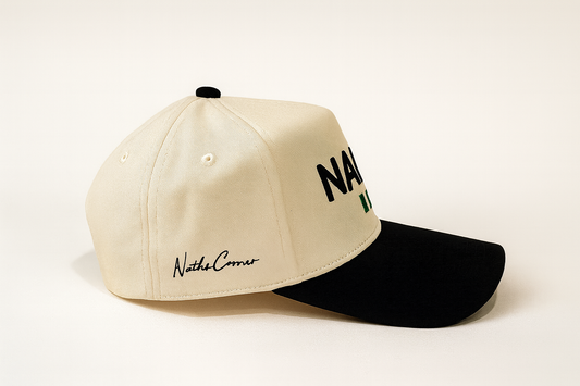 NAIJA HAT (BEIGE / BLACK)