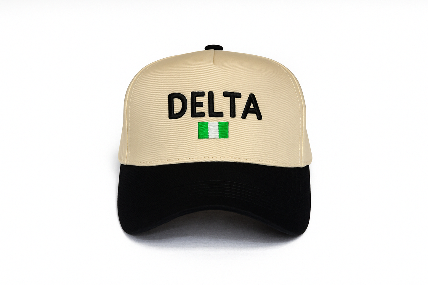 DELTA HAT (BEIGE / BLACK)